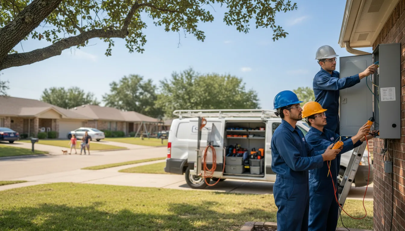 Certified electrician providing emergency electrical services in Central, IN